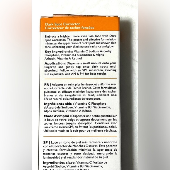 Retinol + Vitamin C Dark Spot Corrector by Skincare Cosmetics NIB - Picture 5 of 6